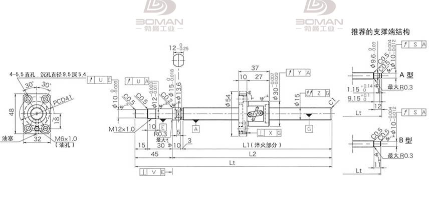KURODA GP1502DS-BAPR-0300B-C3S 网上卖的黑田丝杆是真是假