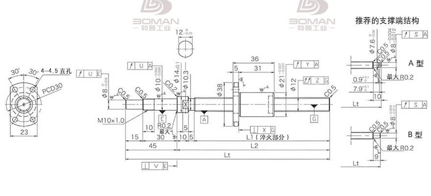 KURODA DP1203JS-HDPR-0400B-C3S 黑田精工的丝杆比thk的贵吗