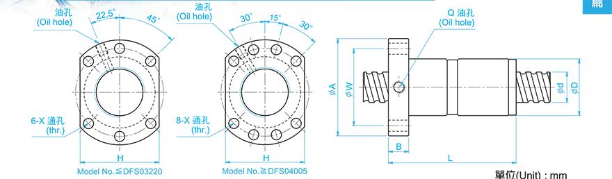 TBI DFS02005-3.8 tbi滚珠丝杠规格参数