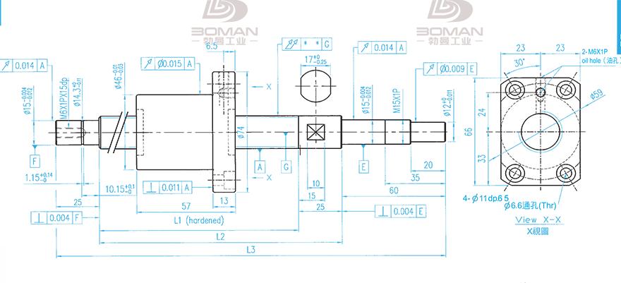TBI XSVR02010B1DGC5-899-P1 tbi丝杆怎么区分正品